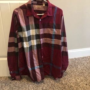 Burberry button down shirt AUTHENTIC, worn once